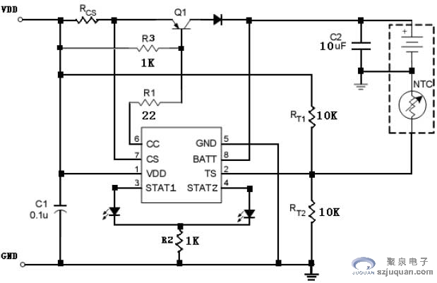 图2 是用PNP晶体管作为调整管的应用线路图